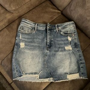 G by guess denim mini skirt